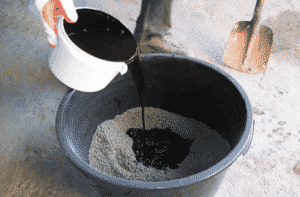 Emulsie toevoegen aan granulaat asfaltbeton